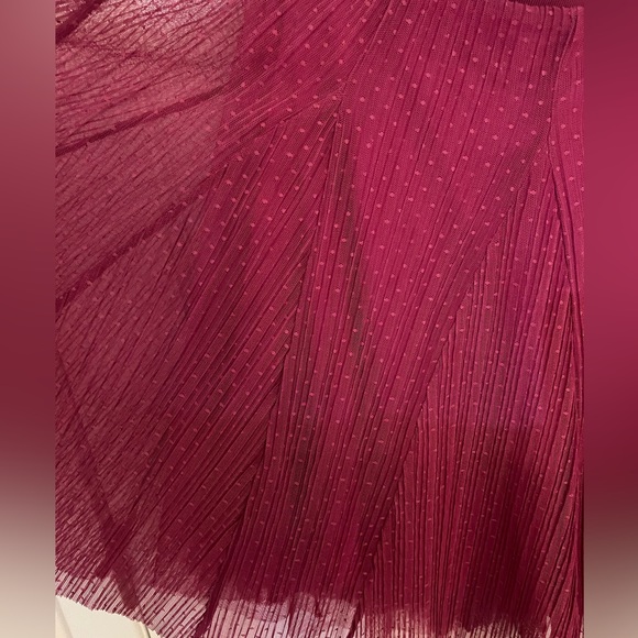 Anthropologie Maeve Tulle Textured mini skirt pink - Picture 2 of 5